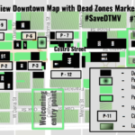 Deadzones in black: Mountain View's downtown